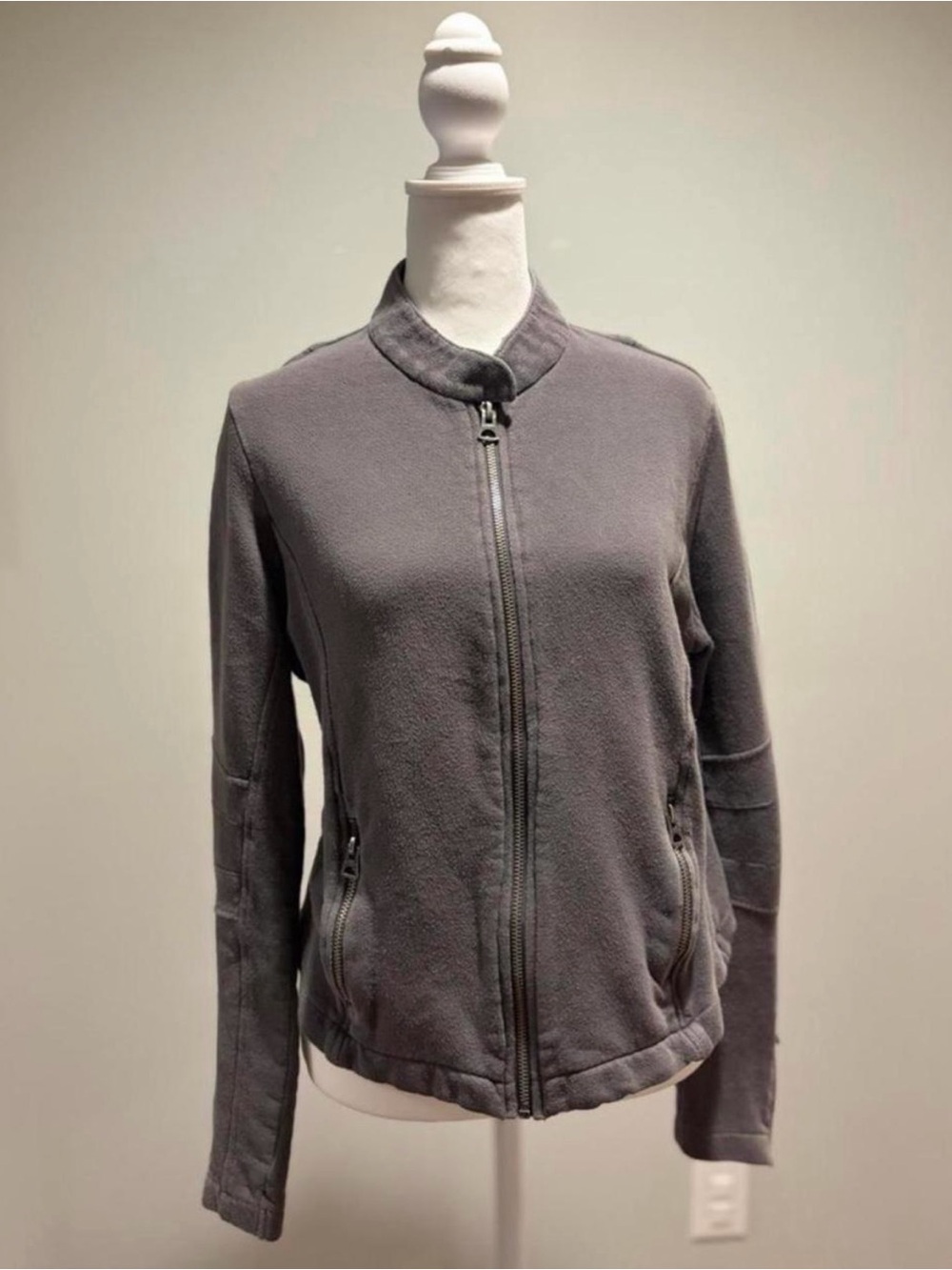 Lucky Brand Gray Bomber Jacket